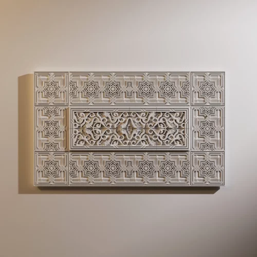 ART IN WHITE COLOR ORNAMENTAL
