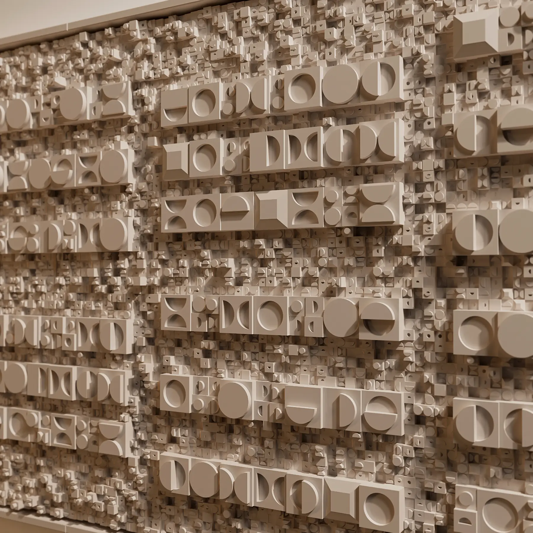 Modern 3d wall sculptures