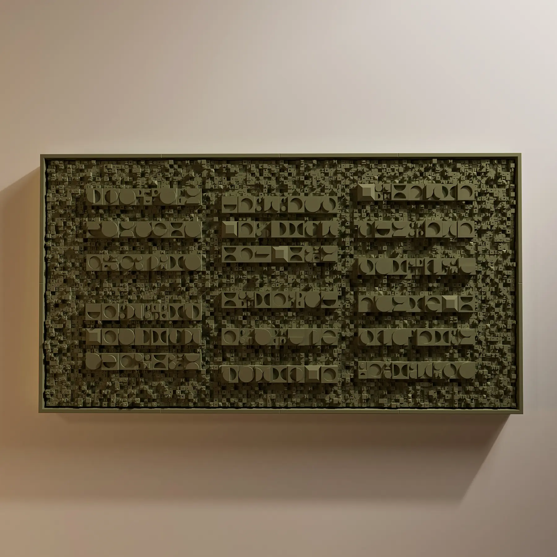 Dyra artwork in green color