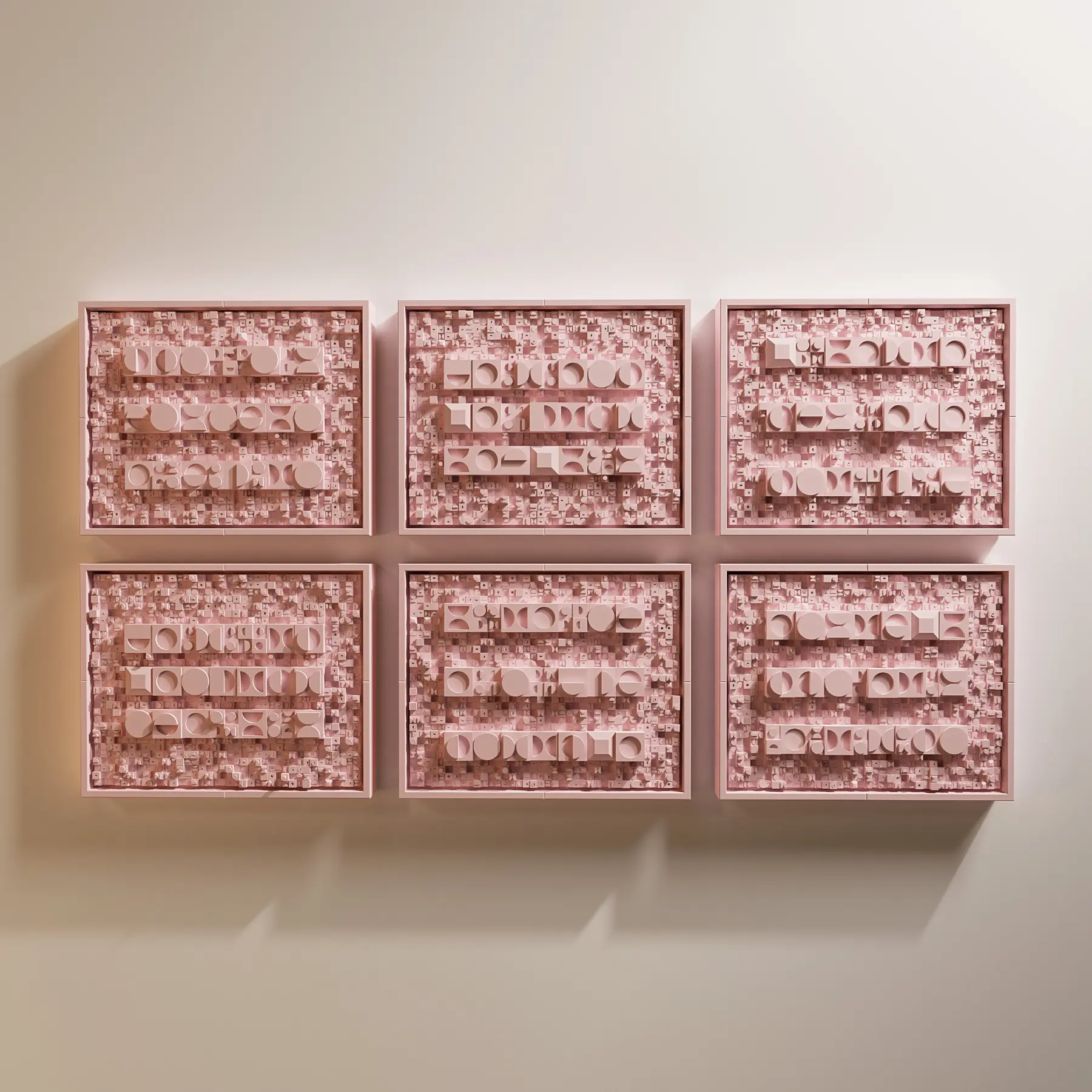 Art in Pink color